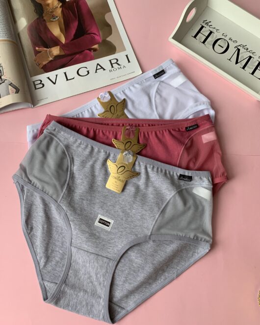 Бавовняні трусики із сіточкою по боках 5132